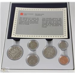 1987 CANADA SPECIMEN SET WITH CASES AND BOX