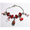 Image 1 : PANDORA STYEL RED XMAS THEME BRACELET