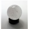 Image 1 : 35 MM NATURAL WHITE CALCITE QUARTZ SPHERE