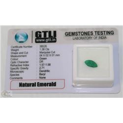 #18-NATURAL EMERALD 1.38CT
