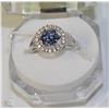 Image 1 : #62-TURKISH BLUE SAPPHIRE RING,925 STERLING SILVER