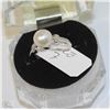 Image 1 : #40-FRESH WATER PEARL RING,925 STERLING SILVER
