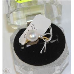 #42-FRESH WATER PEARL RING,925 STERLING SILVER
