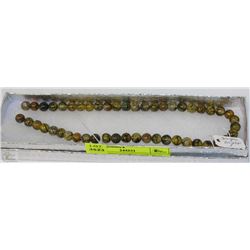 #95-DRAGON AGATE LOOSE BEAD NECKLACE