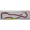 Image 1 : #94-RED RUBY LOOSE BEAD NECKLACE