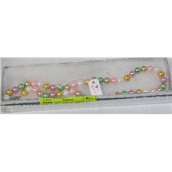 #97-SEA SHELL PEARL NECKLACE 17"/8MM