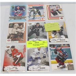 COLLECTIBLE ROOKIE HOCKEY CARDS INCL SELANNA,