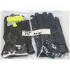 Image 1 : 2 PACK OF LADIES LEATHER GLOVES SIZE MEDIUM