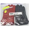 Image 1 : 2 PACK OF LADIES LEATHER GLOVES SIZE MEDIUM