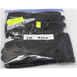 2 PACK MENS LEATHER GLOVES SIZE X LARGE