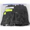 Image 1 : 2 PACK MENS LEATHER GLOVES SIZE LARGE