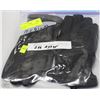 Image 1 : 2 PACK MENS LEATHER GLOVES SIZE MEDIUM