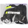 Image 1 : 2 PACK MENS LEATHER GLOVES SIZE SMALL