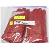Image 1 : 2 PACK LADIES LEATHER GLOVES SIZE X LARGE