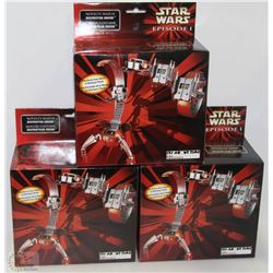 LOT OF 3 STAR WARS DESTROYER DROID NOVELTY WATCH