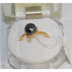 #44-FRESH WATER PEARL RING,925 STERLING SILVER