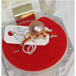 #48-FRESH WATER PEARL RING,925 STERLING SILVER