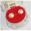 Image 1 : #33-FRESH WATER PEARL EARRINGS