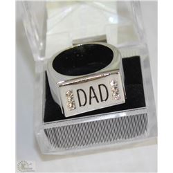 GOLD PLATED RING DAD GIFT SIZE10