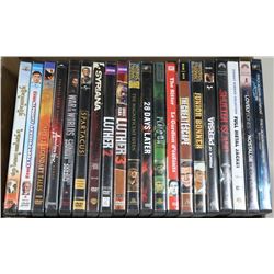 BOX OF 20 VARIOUS DVD'S