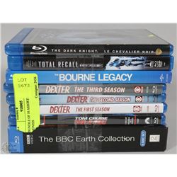 BUNDLE OF 10 ASSORTED BLU-RAY MOVIES
