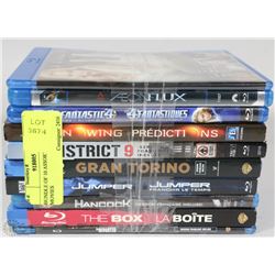 BUNDLE OF 10 ASSORTED BLU-RAY MOVIES