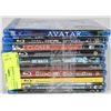 Image 1 : BUNDLE OF 10 ASSORTED BLU-RAY MOVIES