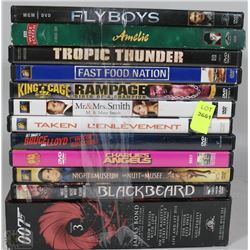 BUNDLE OF15 ASSORTED DVD'S