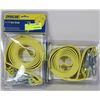 Image 1 : LOT OF 2 NEW DYNALINE 2" X15' TOW STRAP