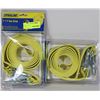 Image 1 : LOT OF 2 NEW DYNALINE 2" X15' TOW STRAP