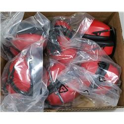 FLAT OF 6 NEW HEARING PROTECTION MUFFS