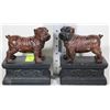 Image 1 : SET OF BULL DOG STATUES