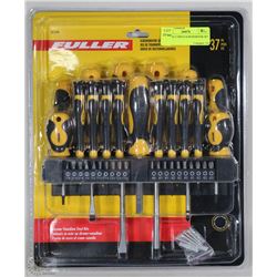 FULLER 37 PIECE SCREWDRIVER SET