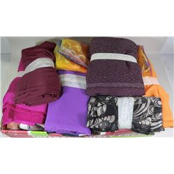 XL FLAT OF FANCY MATERIAL FOR SCARFS AND SAREES