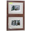 Image 1 : LOT OF 2 FRAMED PHOTO PICTURE FRAMES