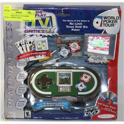 NEW PLUG 'N' PLAY TV GAMES WORLD POKER TOUR