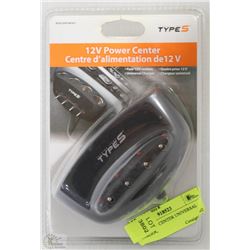 12 V POWER CENTER UNIVERSAL CHARGER,
