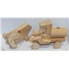 Image 1 : HANDMADE WOODEN TRUCK & FROG PULL STRING