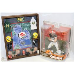 CFL PHOTO FRAME 8X10 W/FOOTBALL COLLECTOR CARDS