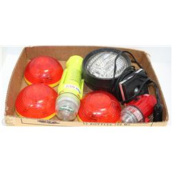 FLAT W/EMERGENCY LIGHTS - MAGNETIC