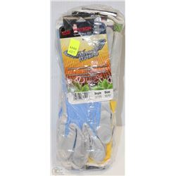 BUNDLE OF 6 WATSON WORK GLOVES SIZE MEDIUM