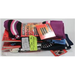 3 PACK OF LADIES INFRA RED HEATWAVE SOCKS