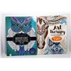 Image 1 : LOT OF 2 DELUXE ADULT COLORING BOOKS