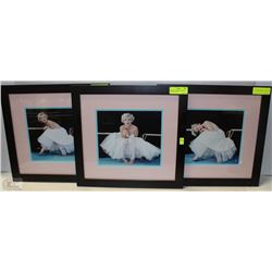 SERIES OF 3 MARILYN MONROE BALLERINA PRINT