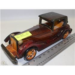HAND CRAFTED VINTAGE WOOD CAR