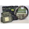 Image 1 : CAMO BAG WITH CAMO SEERING WHEEL COVER AND LUNCH