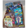 Image 1 : FLAT OF ACTION FIGURES INCLUDING SPIDER MAN,