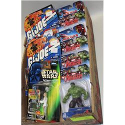 FLAT OF ACTION FIGURES INCLUDING GIJOE