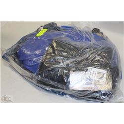 12) MEN'S 7 PIECE ATHLETIC WEAR ASICS BLUE