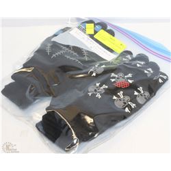 6 PACK OF GLOW IN THE DARK GLOVES